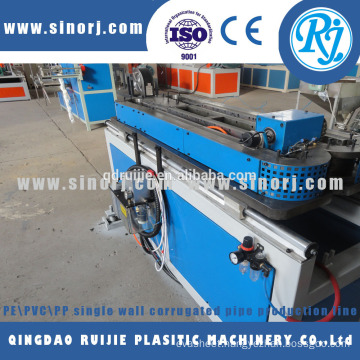 STANDARD PVC PP PE PA SINGLE WALL CORRUGATED PIPE MAKING MACHINE